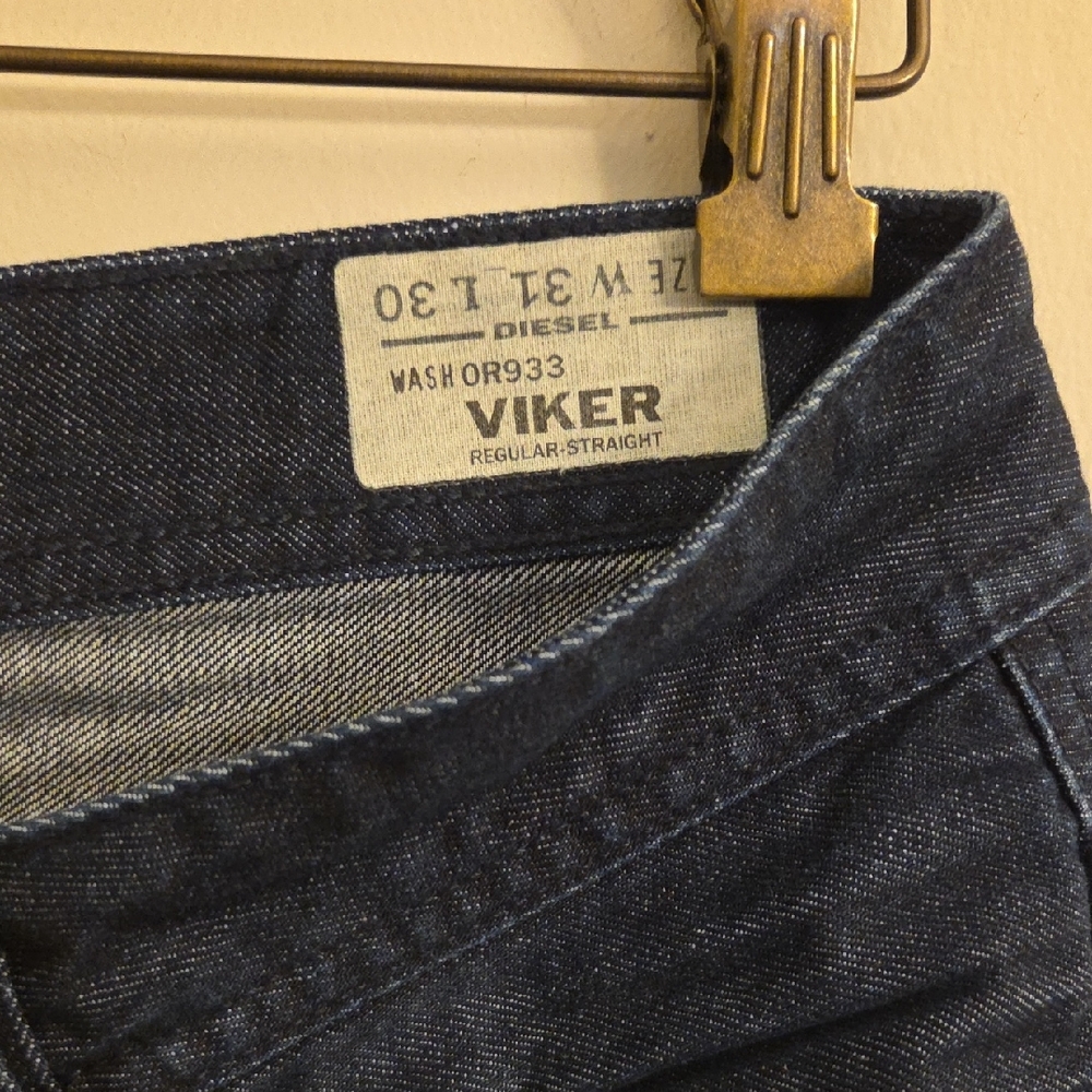 Diesel Men's Deep Indigo Straight Jeans - Picture 4 of 11